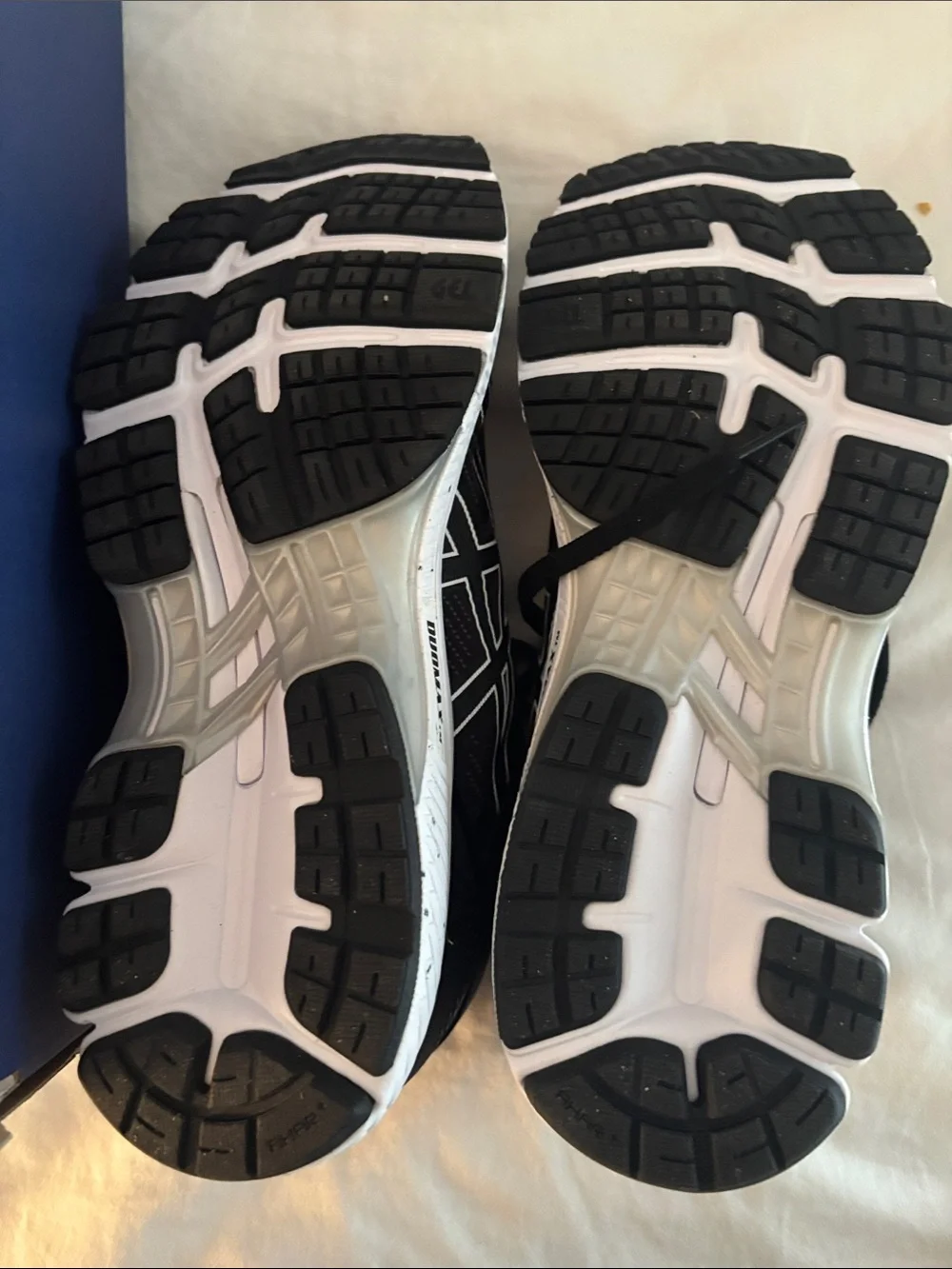 Asics Black and White Women’s Running Sneakers